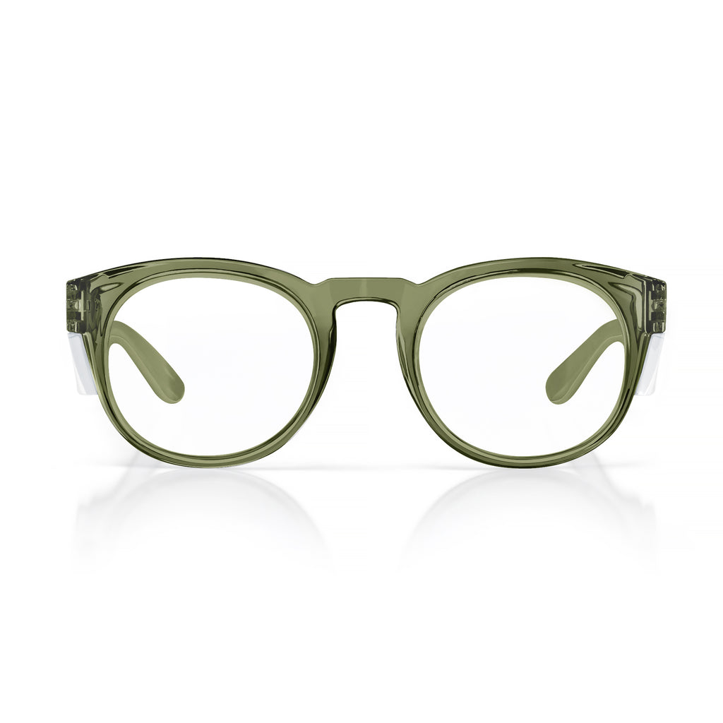 SafeStyle Cruisers Green Frame/ Clear Lens