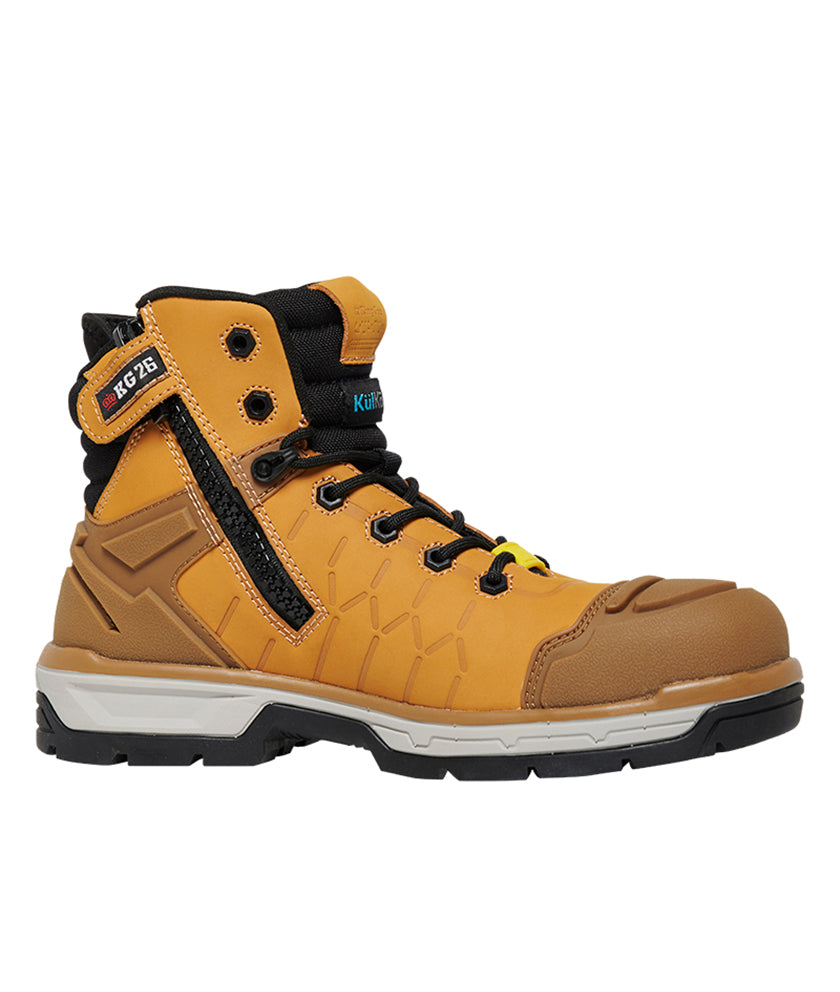 King Gee Quantum Comp Toe Safety Wheat