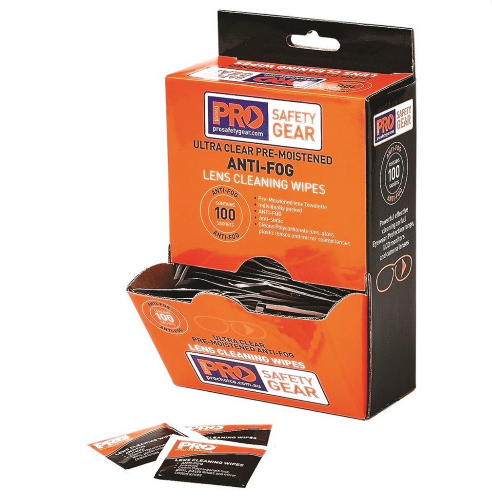 Anti-fog Lens Wipes - 100 pack