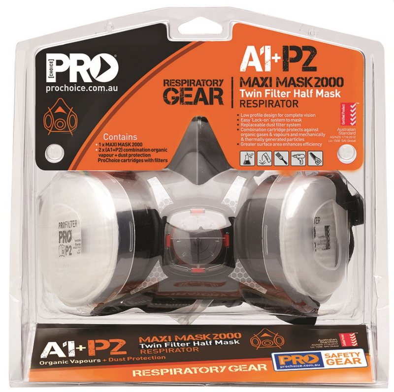 Prochoice - Tradies Bucket - Half Mask A1+P2
