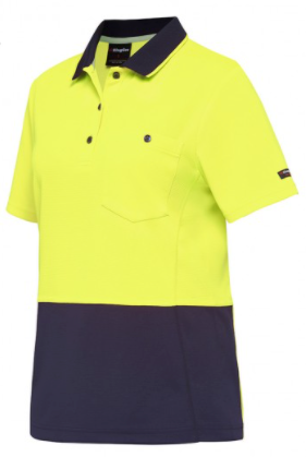 King Gee Ladies Hi Vis Polo S/S