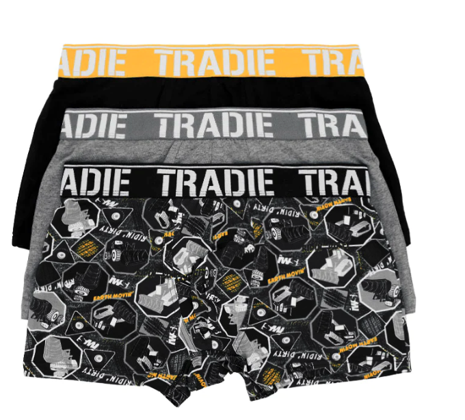 Tradie Mens Fitted Trunk 3PK